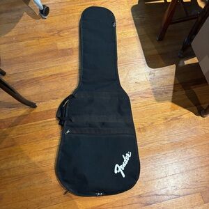 Fender Black Soft Guitar padded Case Sling Carry plus handle